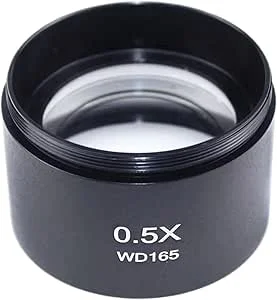 0.5X Stereo Microscope Auxiliary Objective Lens (Barlow Lens)